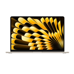 Apple 2024 MacBook Air 15″ Laptop with M3 chip: 38.91 cm (15.3″) Liquid Retina Display, 16GB Unified Memory, 512GB SSD Storage, Backlit Keyboard, 1080p FaceTime HD Camera, Touch ID- Starlight